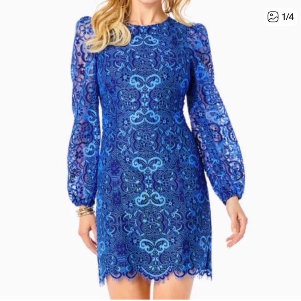 Lilly Pulitzer Georgi Long Sleeve Lace